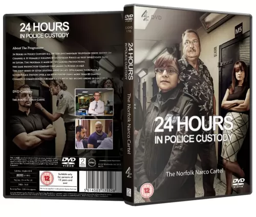 Channel 4 DVD - 24 Hours In Police Custody The Norfolk Narco Cartel DVD