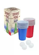 Party Supplies : Beer Pong Game 24-Piece Set
