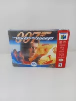 N64 Reproduction Box : 007 The World Is Not Enough USA Nintendo 64 Reproduction Box 
