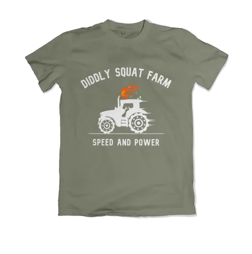 T Shirt - Clarkson's Farm : Green Flame T Shirt Shirt