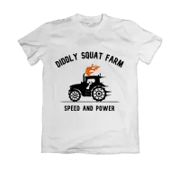 T Shirt - Clarkson's Farm : White Tractor Shirt 